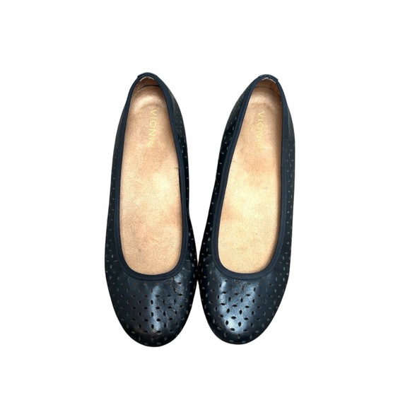Vionic Shoes Women's Size 11.5 The Robyn ll Black Leather Flat - Picture 6 of 6